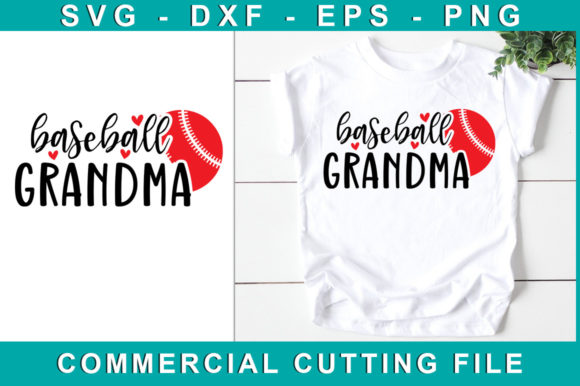 Baseball Grandma Graphics for Crafts