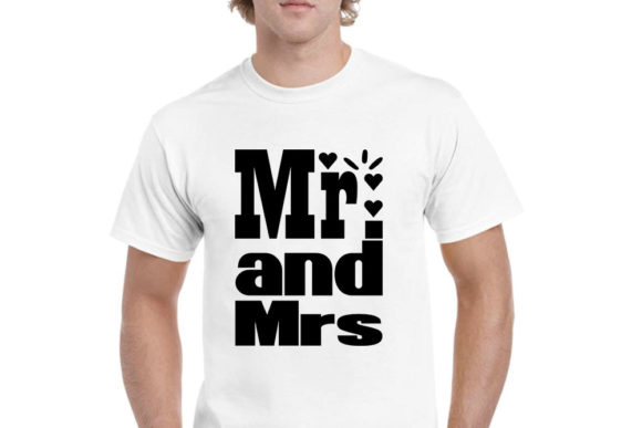 MR and MRS Crafts SVG for Graphics & T-Shirt Designs